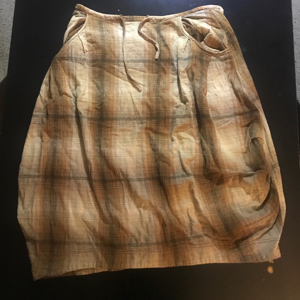 Linen vintage style skirt